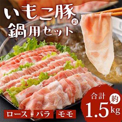 ふるさと納税 えびの市 えびの市発(彩)いもこ豚鍋用セット(500g×3種類)