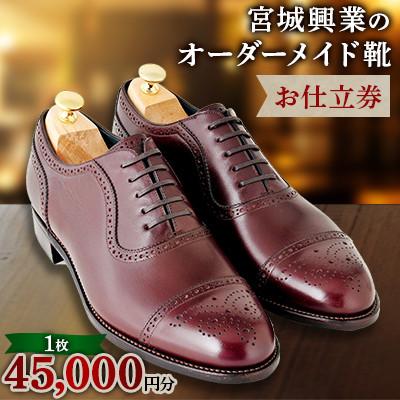 ふるさと納税 南陽市 宮城興業のオーダーメイド靴お仕立券 1枚[S790]
