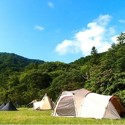 ふるさと納税 南足柄市 テントサイト　キャンプ1泊宿泊券(1張　5名様まで)