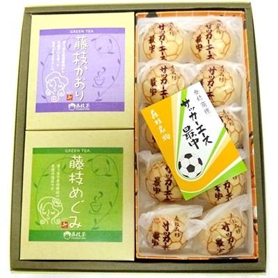 海外正規品 藤枝市 ふるさと納税 藤枝茶2種 サッカーエース最中 急須セット 日本産 Blog Lonolife Com