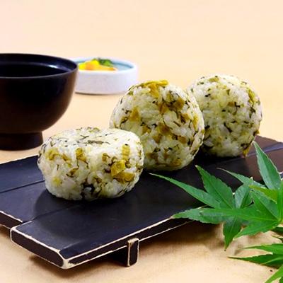 ふるさと納税 岡垣町 [マツコの知らない世界で紹介されました!]ごま高菜おにぎり(10個入り)