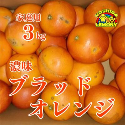 ふるさと納税 宇城市 [家庭用]濃味ブラッドオレンジ 3kg(約15〜25個)