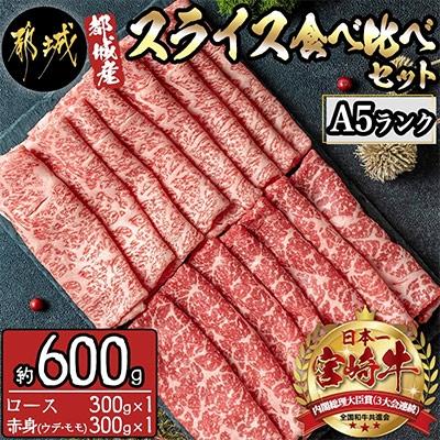 都城市 ふるさと納税 A5ランク 宮崎牛スライス食べ比べセット 約600g さとふる 通販 Yahoo ショッピング