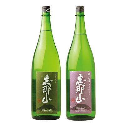 ふるさと納税 中津川市 『中山道 中津川宿の酒 恵那山』 純米吟醸 山田錦・純米吟醸 ひだほまれ 各1800ml 1本