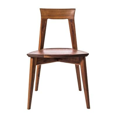 ふるさと納税 武蔵村山市 [KOMA]stacking chair 2019 重ねられる美しい木製椅子[ウォールナット]