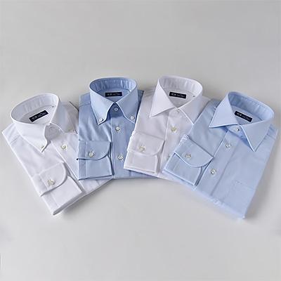 激安通販新作の人吉市 ふるさと納税 Hitoyoshiシャツ4枚セット定番紳士用42 Tシャツ カットソー ふるさと納税 長袖 さとふる