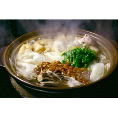 ふるさと納税 横手市 日本料理・里乃や「特製きりたんぽ鍋」2人前 稲庭うどん・いぶりがっこ・つくね付|y-sf|02