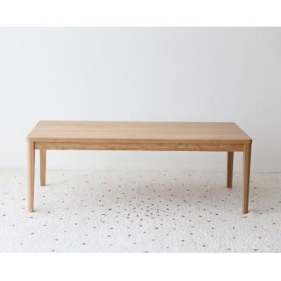 ふるさと納税 筑後市 プレーンリビングテーブルWO(120×50×38珊)【高野大工仕事】 家具、インテリア-デスク、机-その他デスク、机