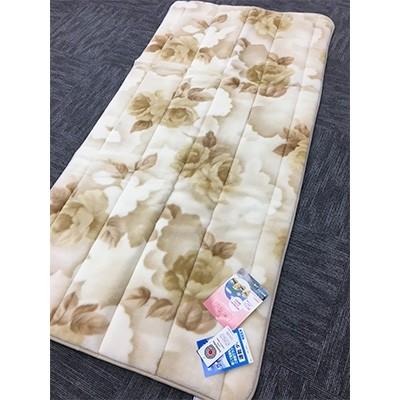 ふるさと納税 泉大津市 C.R.P加工 ソフトマイヤー 敷パッド ダブルサイズ ベージュ 1枚 31507W柄の画像
