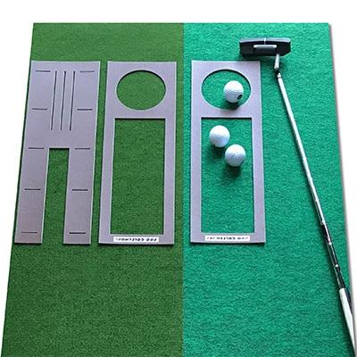 ふるさと納税 芸西村 ゴルフ練習セット・標準SUPER-BENT&amp;高速EXPERT(30cm×3m)2枚組パターマット