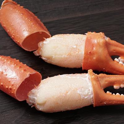 ふるさと納税 稚内市 稚内加工の紅ズワイガニハサミ爪　大【約1kg】解凍するだけの手間いらず 　