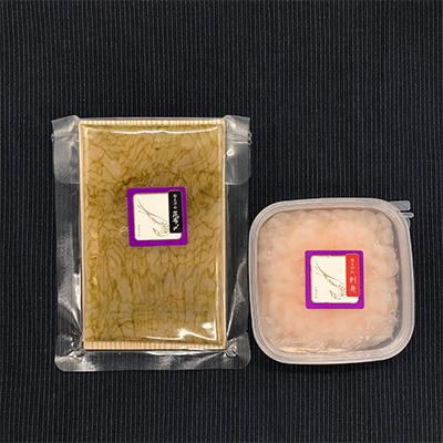 ふるさと納税 魚津市 富山湾の宝石　白えび刺身と白えび昆布締め　約2〜3人前 