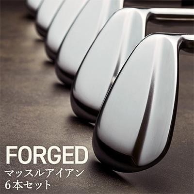 ふるさと納税 市川町 MF-H マッスルバックアイアン #5〜Pw 6本セット