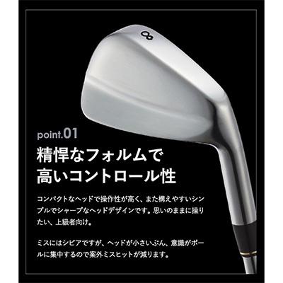 ふるさと納税 市川町 MF-H マッスルバックアイアン #5〜Pw 6本セット