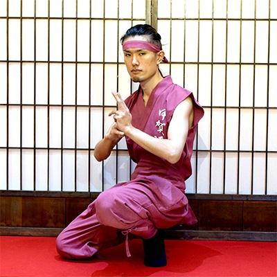 ふるさと納税 甲賀市 甲賀流忍者衣装 ピンク 半袖