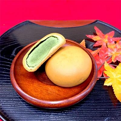 ふるさと納税 大牟田市 三池亀屋『亀日和セット』かすてら饅頭(白餡・抹茶餡 各2個)・蜂蜜丸ぼうろ(2個) 計6個入り×2箱