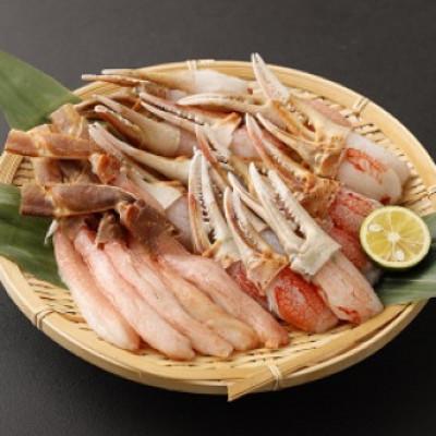 ふるさと納税 阪南市 生ずわい蟹 カニしゃぶセット1.0kg(棒肉500g+爪肉500g)[お中元・お盆にもオススメ]