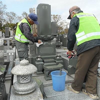 ふるさと納税 東海村 東海村公園墓地須和間霊園・白方白根共同墓地お掃除代行(1回分)