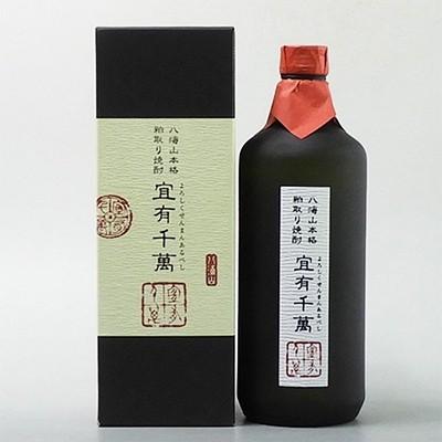 ふるさと納税 南魚沼市 八海山 本格粕取り焼酎 宜有千萬720ml｜y-sf