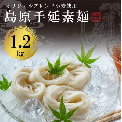 ふるさと納税 南島原市 島原手延そうめん24束 麺匠こだわりの強いコシとのど越し