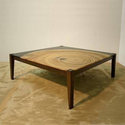 ふるさと納税 大川市 センターテーブル KUSU 100x100x33 楠 大川市 WAプラス