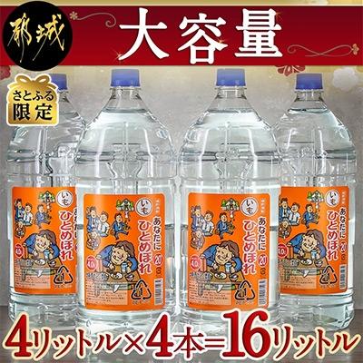 ふるさと納税 都城市 [さとふる限定]大容量4リットル×4本=16リットル
