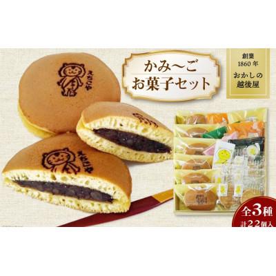 ふるさと納税 加美町 加美町おかしの越後屋 かみ〜ごお菓子セット(全3種計22個入)