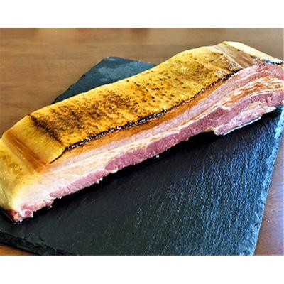 ふるさと納税 鈴鹿市 お肉屋さんの自家製ベーコン 1kg(ブロック500グラム・スライス500グラム)|y-sf|02