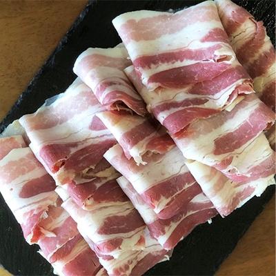 ふるさと納税 鈴鹿市 お肉屋さんの自家製ベーコン 1kg(ブロック500グラム・スライス500グラム)|y-sf|03