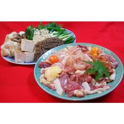 ふるさと納税 亀岡市 [丹波四季菜料理 宮本屋]京都・亀岡の特上シャモすき焼きセット 2〜3人前 割下付き