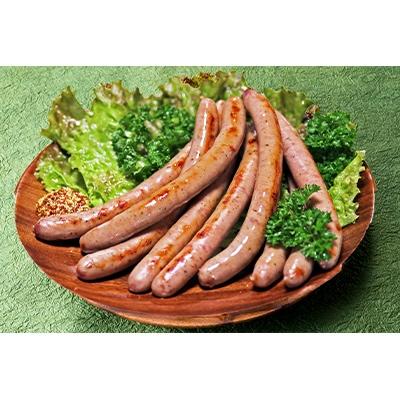 ふるさと納税 富士河口湖町 [山中湖ハム]豚肉と塩、ハーブ香辛料だけで作った無添加ソーセージ800g