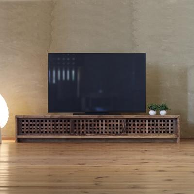 ふるさと納税 大川市 テレビボード 古都 3枚引戸 Lタイプ 琥珀色 174x45x29 大川市 WAプラス