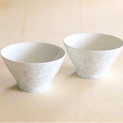 ふるさと納税 瑞浪市 Miyama 素材の美しさを大切に 釉薬で植物文様を描いた美濃焼の飯碗ペアセット ブルー 1121625 さとふる 通販 Yahoo ショッピング