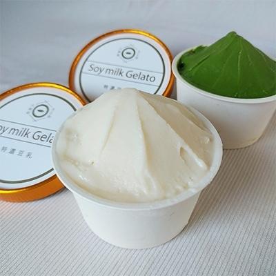 ふるさと納税 田原本町 植物性100% 大和大鉄砲大豆の豆乳ジェラート 2種類