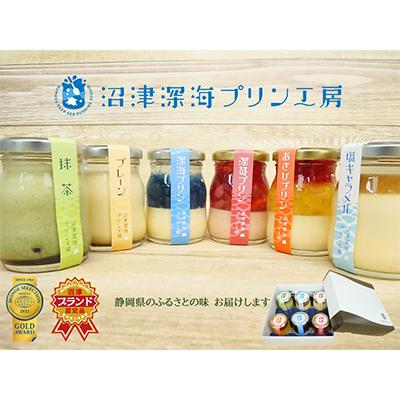ふるさと納税 沼津市 [沼津深海プリン工房]沼津深海プリン工房6種食べ比べセット(総容量 約580g)