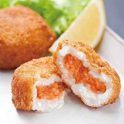 ふるさと納税 岡垣町 明太子屋がこだわった明太クリーミーコロッケ×2[岡垣町]