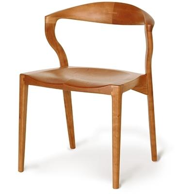 ふるさと納税 藤枝市 起立木工 KAMUIチェア ブラックチェリー(オイル仕上げ)椅子