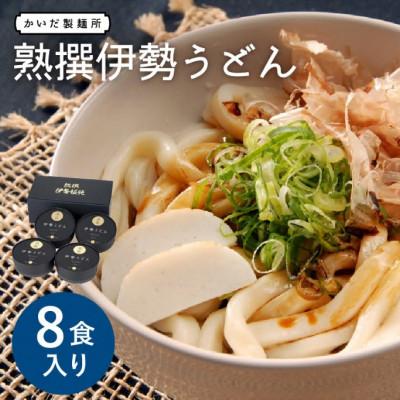 ふるさと納税 松阪市 熟撰伊勢うどん 8食入り 三重県松阪市