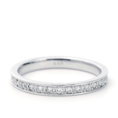 ほぼ未使用 ふるさと納税 甲府市 プラチナ　フルエタニティ　リング　0.3キャラット R3550DI-P　サイズ11 【SKC3029499860】(110400円)