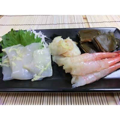 ふるさと納税 魚津市 富山の昆布〆刺身4種食べ比べ アオリイカ ヒラメ バイ貝 甘エビ 各1枚 さとふる 通販 Yahoo ショッピング