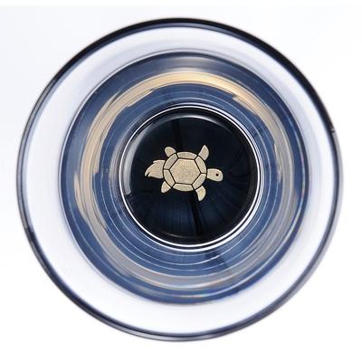ふるさと納税 海南市 紀州漆器 ぬりもん de Verre 一口グラス マスセット 蒔絵 黒 赤 ペア_2