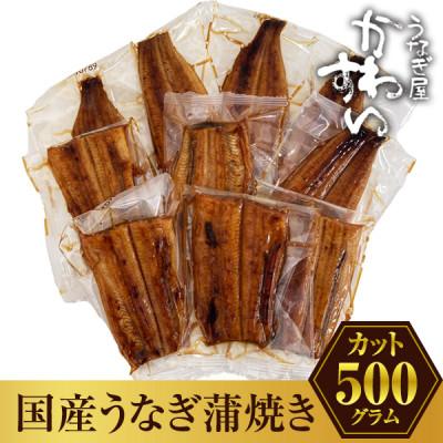 ふるさと納税 うなぎ 有田市 国産うなぎ 蒲焼きカット (総量500g以上)