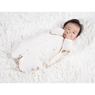 ふるさと納税 泉大津市 綿毛布スリーパー(Sサイズ) オーガニック綿使用 2way仕様で暖か 綿100% 無着色 無漂白