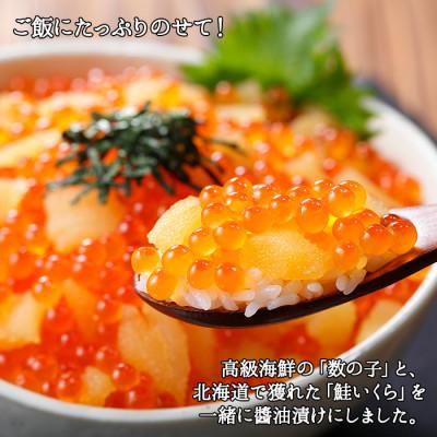ふるさと納税 弟子屈町 【のし付】数の子・いくら醤油漬け 計400g 魚卵づくし おかず 北海道 弟子屈町 1330|y-sf|02