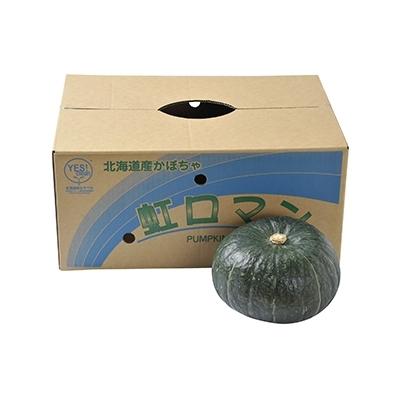 ふるさと納税 月形町 北海道月形町産のかぼちゃ「虹ロマン」約10kg 1箱|y-sf|02