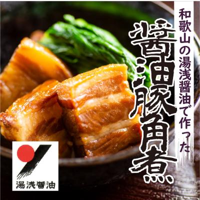 ふるさと納税 茨木市 湯浅醤油豚角煮 5本セット(1kg)