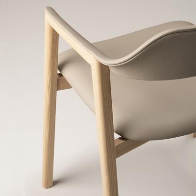 ふるさと納税 旭川市 旭川家具 カンディハウス TEN アームチェアーUB座張 北海道タモNF/MG-LGY_00730_2
