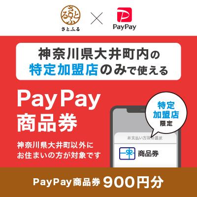 ふるさと納税 大井町 神奈川県大井町 PayPay商品券(900円分)※地域内の一部の加盟店のみで利用可