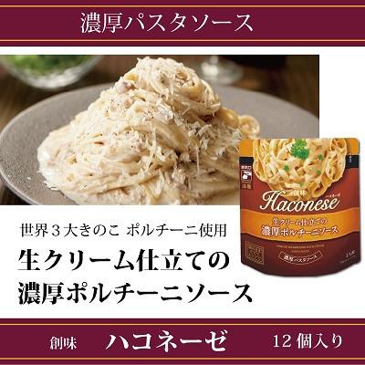 ふるさと納税 京丹波町 創味ハコネーゼ 生クリーム仕立ての濃厚ポルチーニソース 12個セット