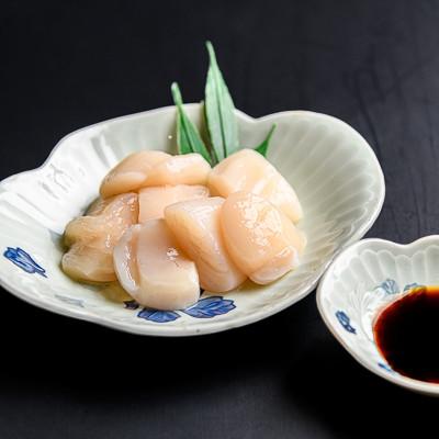 ふるさと納税 森町 【さとふる限定】刺身用新鮮小粒帆立貝柱(約1.0kg)の画像